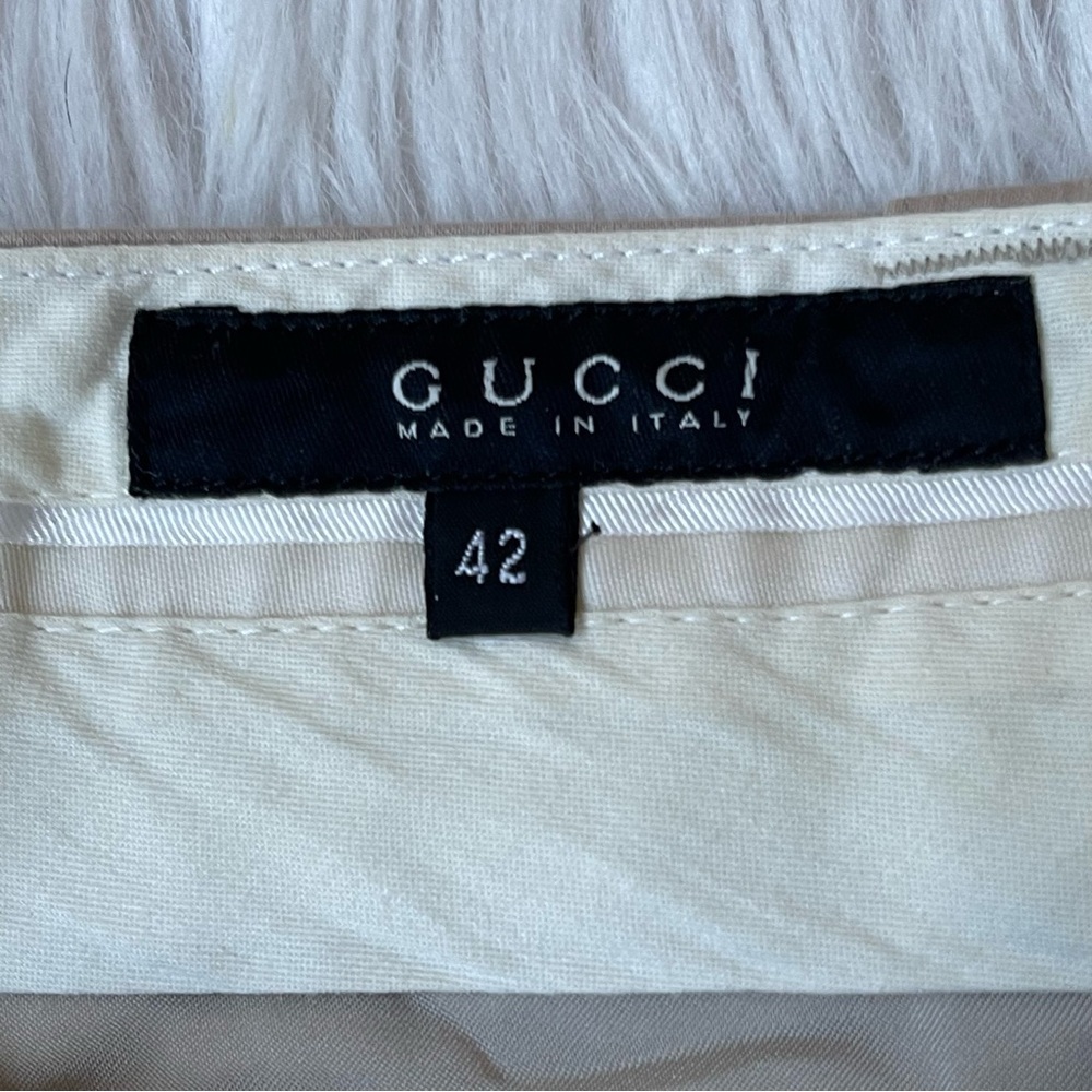 GUCCI Cream Trousers Office Siren Corpcore Y2K Vintage size 42 - Picture 5 of 14
